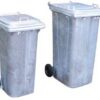Avfallsbeholder - Galvanisert beholder 140 og 240 liter